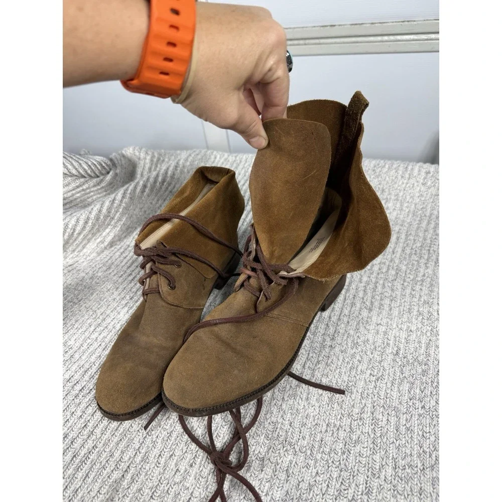 Kors By Michael Kors Suede‎ Chukka Boots Womens 8 Brown Vintage Inspired Coastal